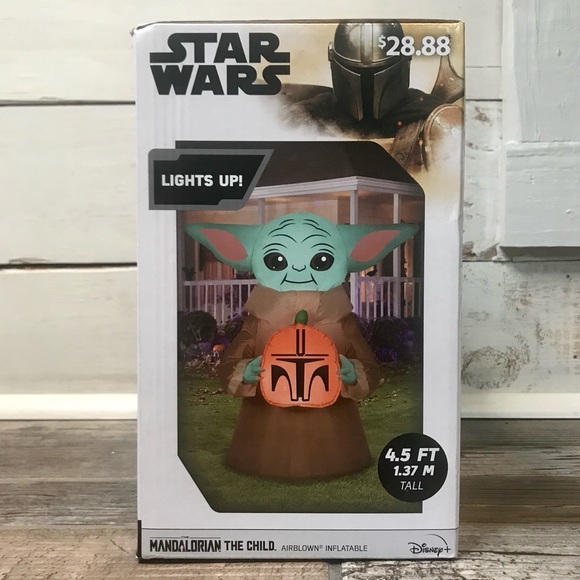 Gemmy Holiday Star Wars Mandalorian The Child Baby Inflatable